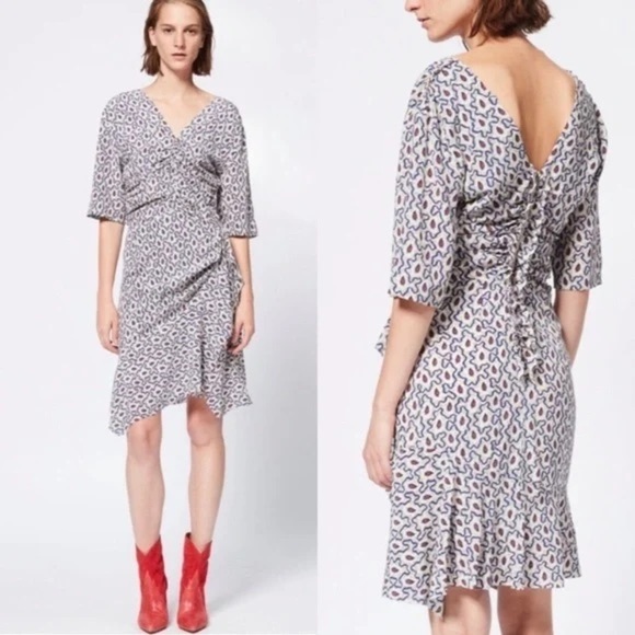 Isabel Marant Arodie Silk Dress Size 38 US6 - Picture 1 of 12